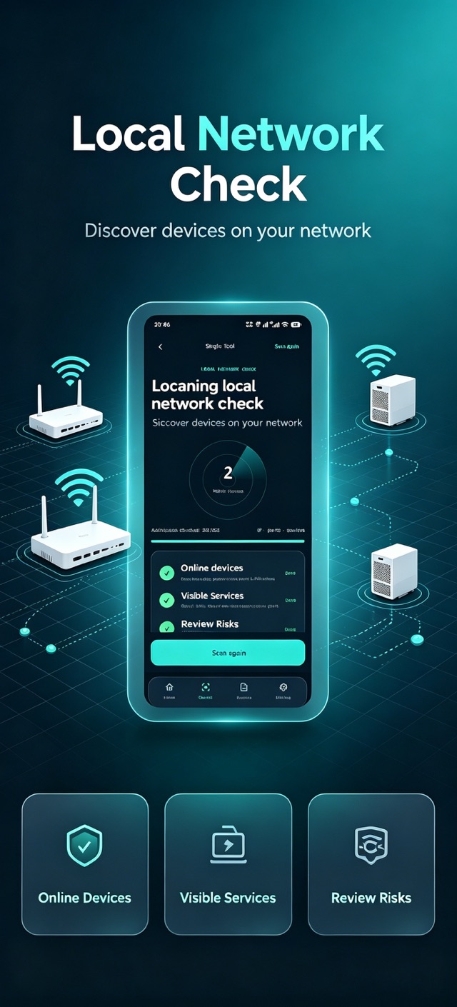LensWise local network check screenshot